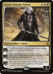 Sorin, Solemn Visitor [The List Reprints] | Galactic Gamez