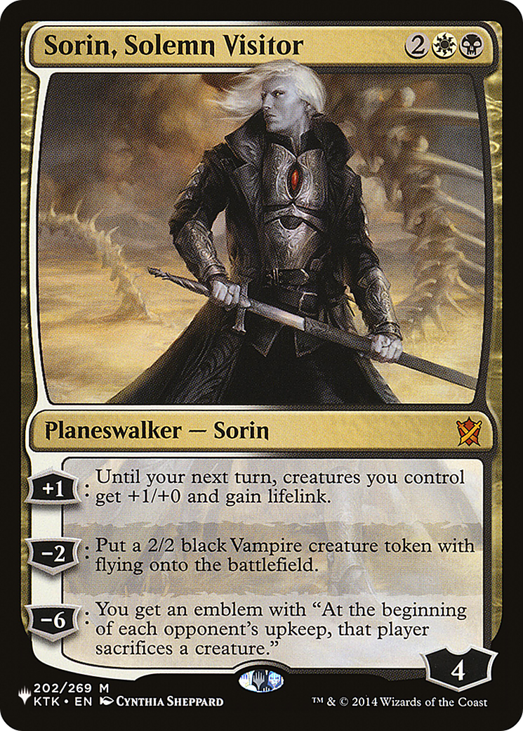 Sorin, Solemn Visitor [The List Reprints] | Galactic Gamez