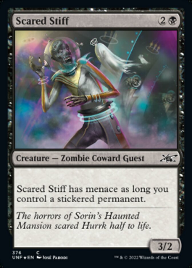 Scared Stiff (Galaxy Foil) [Unfinity] | Galactic Gamez