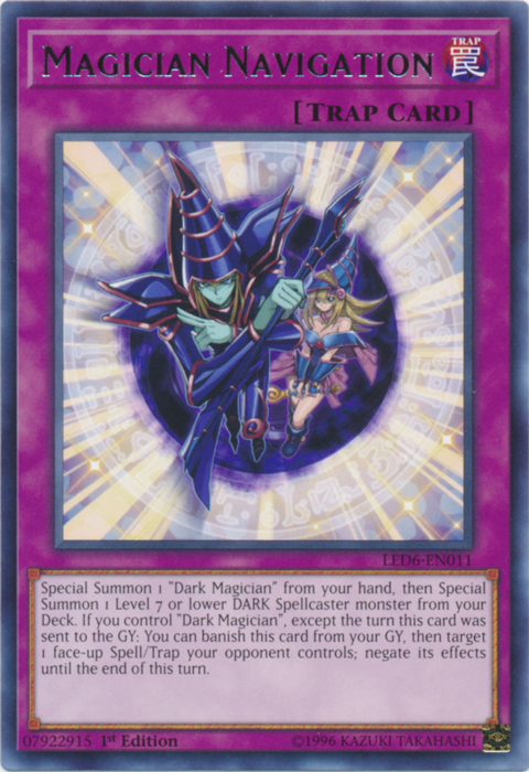 Magician Navigation [LED6-EN011] Rare | Galactic Gamez