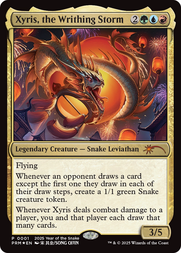Xyris, the Writhing Storm (Year of the Snake 2025) [Standard Showdown Promos] | Galactic Gamez