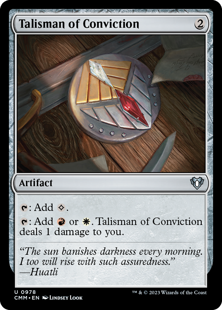 Talisman of Conviction [Commander Masters] | Galactic Gamez