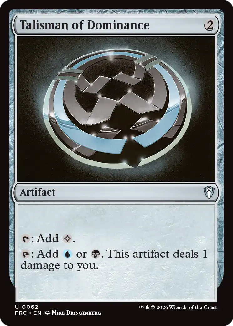 Talisman of Dominance [Reality Fracture Commander] | Galactic Gamez