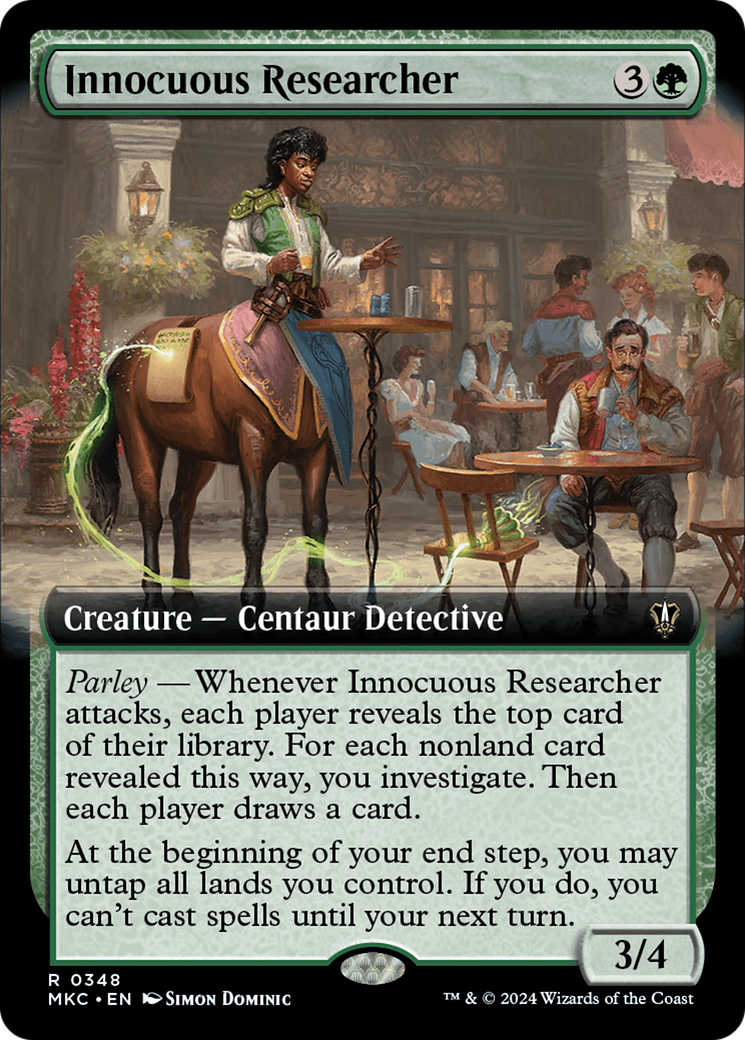 Innocuous Researcher (Extended Art) [Murders at Karlov Manor Commander] | Galactic Gamez