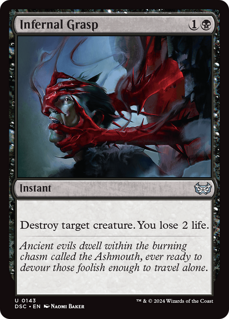 Infernal Grasp [Duskmourn: House of Horror Commander] | Galactic Gamez