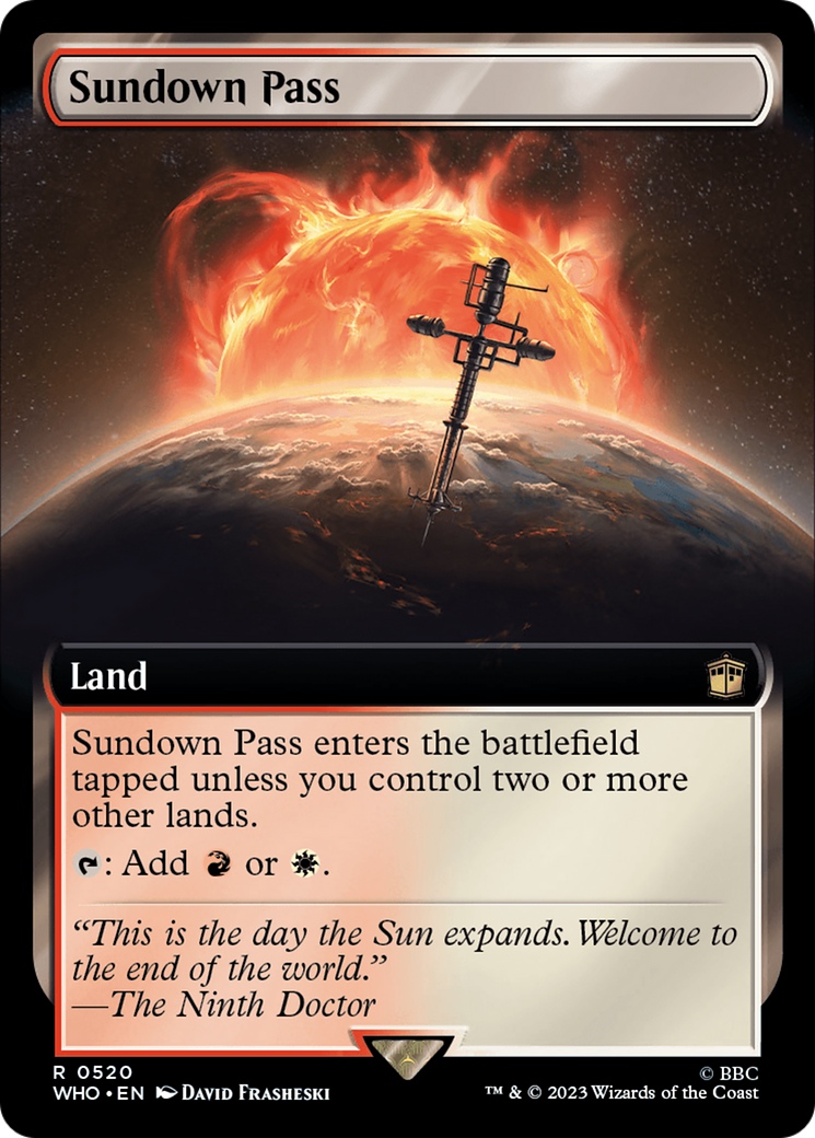 Sundown Pass (Extended Art) [Doctor Who] | Galactic Gamez