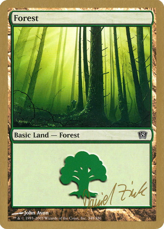 Forest (dz348) (Daniel Zink) [World Championship Decks 2003] | Galactic Gamez