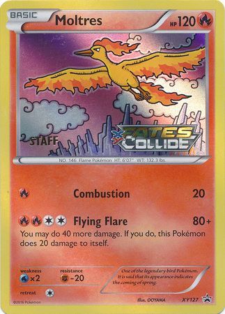 Moltres (XY127) (Staff) [XY: Black Star Promos] | Galactic Gamez