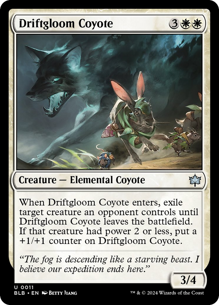 Driftgloom Coyote [Bloomburrow] | Galactic Gamez