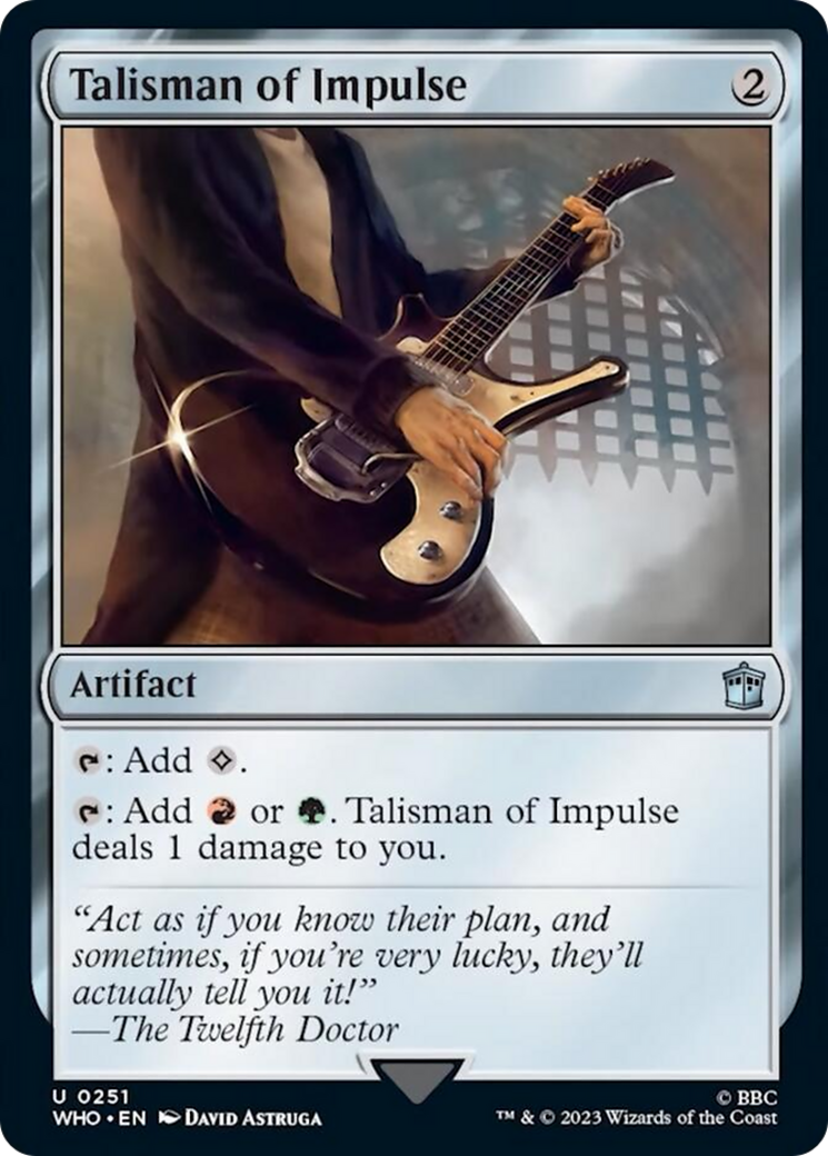 Talisman of Impulse [Doctor Who] | Galactic Gamez