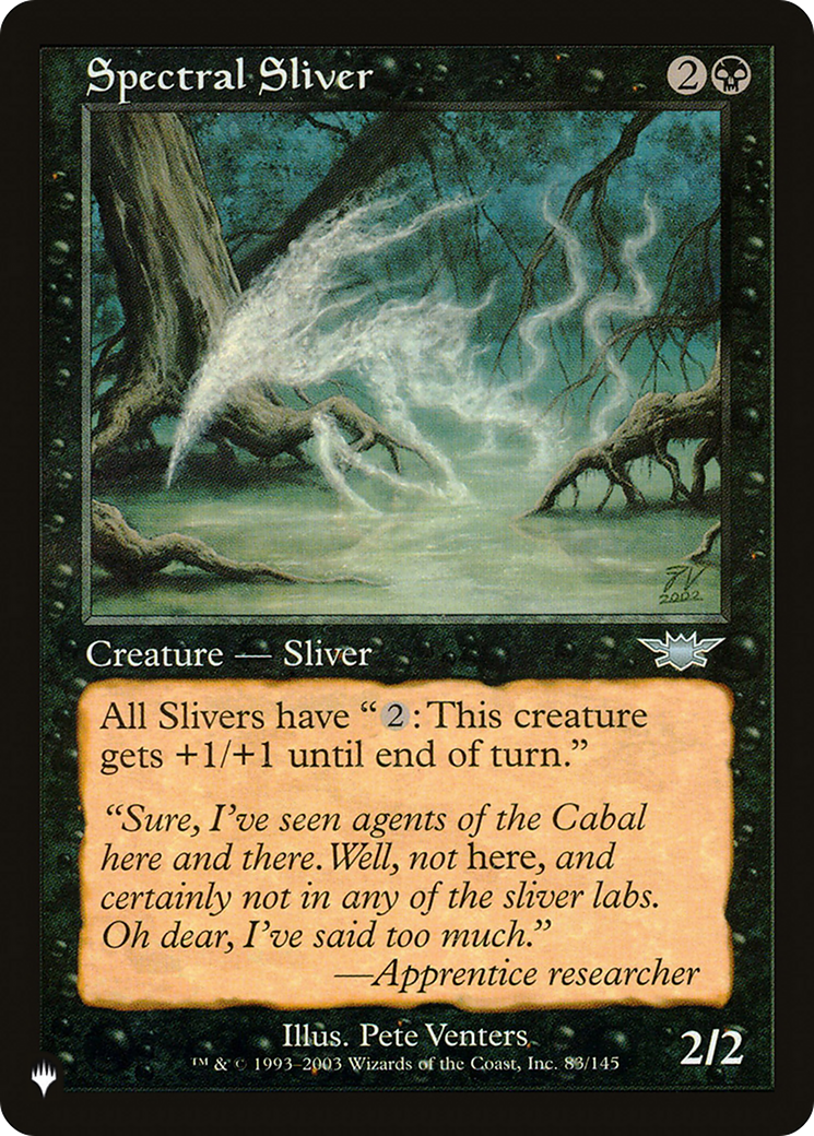 Spectral Sliver [The List] | Galactic Gamez