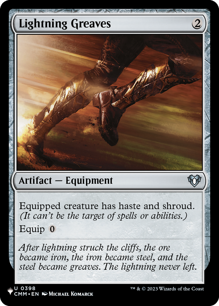 Lightning Greaves (CMM) [The List] | Galactic Gamez