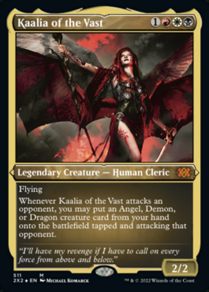 Kaalia of the Vast (Foil Etched) [Double Masters 2022] | Galactic Gamez