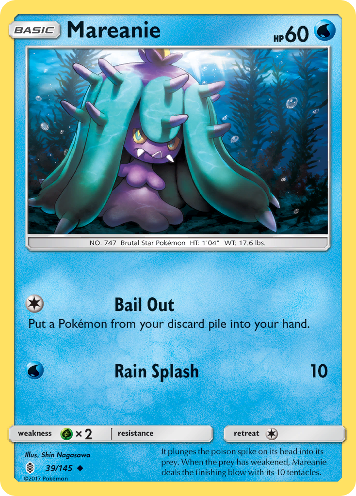 Mareanie (39/145) [Sun & Moon: Guardians Rising] | Galactic Gamez