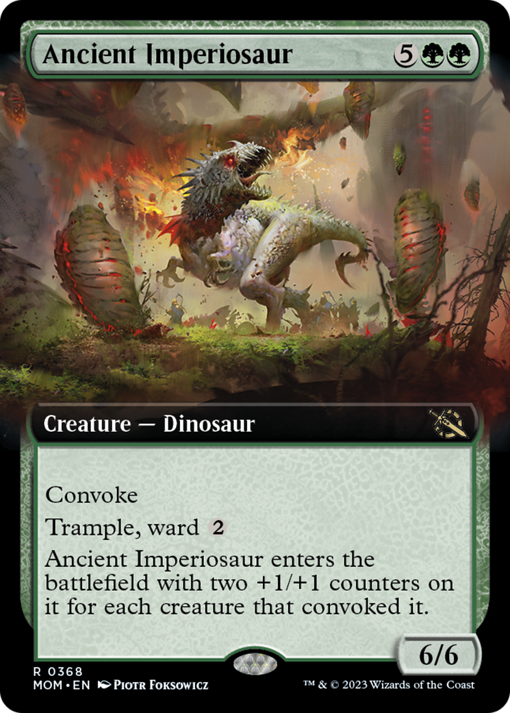 Ancient Imperiosaur (Extended Art) [March of the Machine] | Galactic Gamez