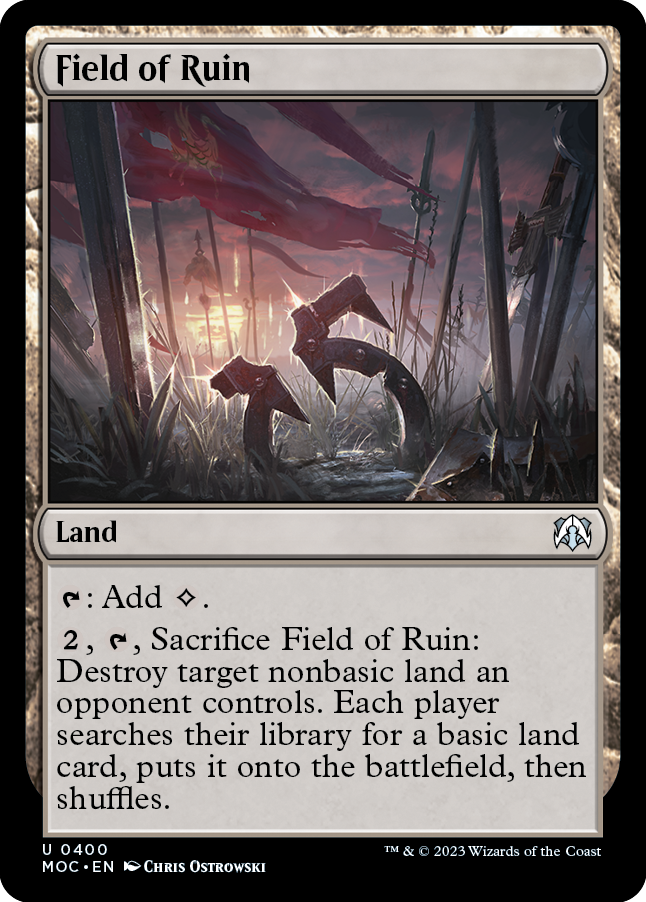 Field of Ruin [March of the Machine Commander] | Galactic Gamez