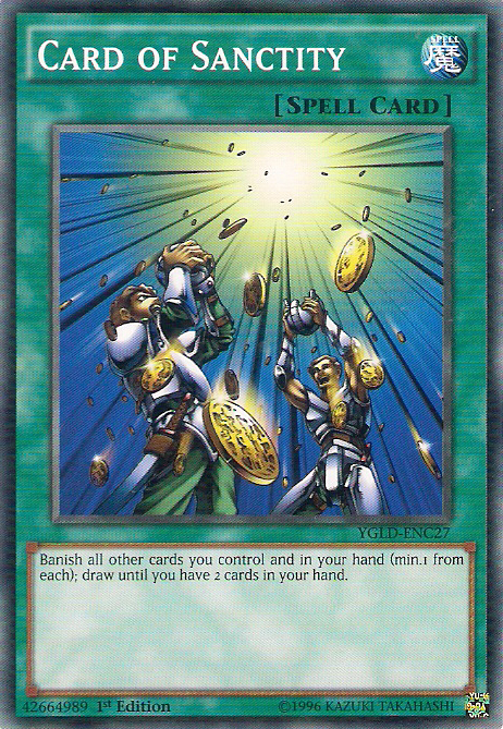Card of Sanctity [YGLD-ENC27] Common | Galactic Gamez