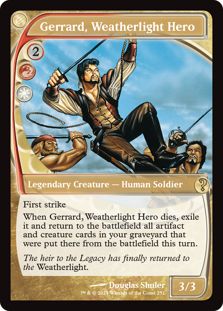 Gerrard, Weatherlight Hero (Future Sight) [Mystery Booster 2] | Galactic Gamez