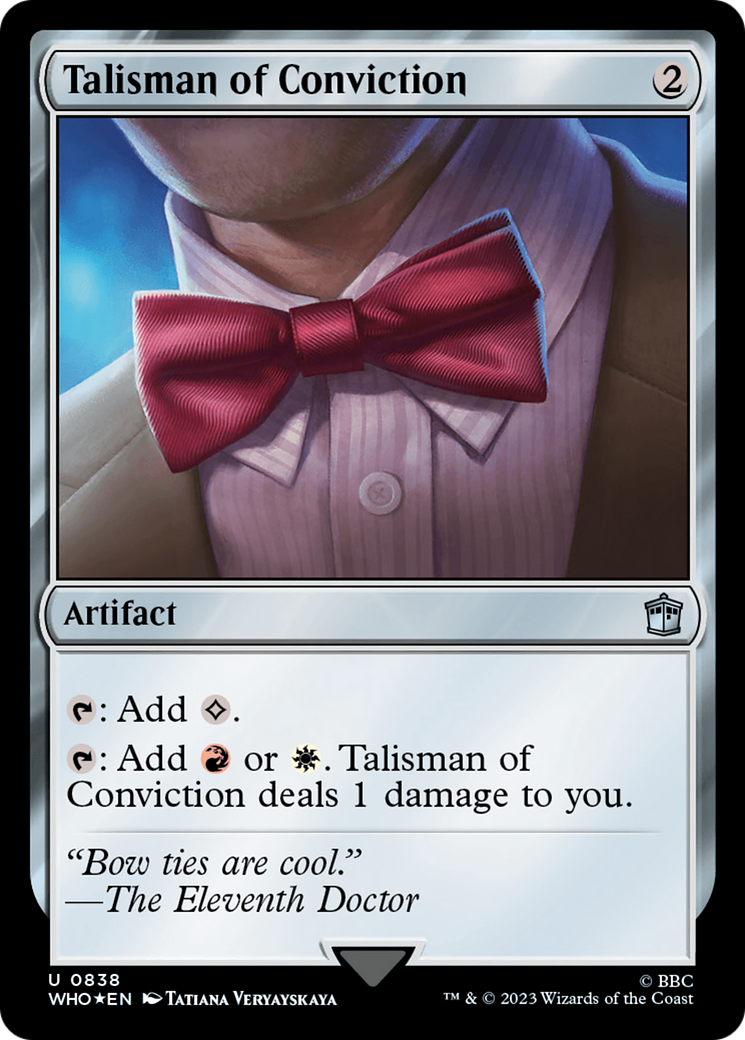 Talisman of Conviction (Surge Foil) [Doctor Who] | Galactic Gamez