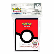 UltraPro Deck Protector Sleeves Pokemon Pokeball (65 sleeves) | Galactic Gamez