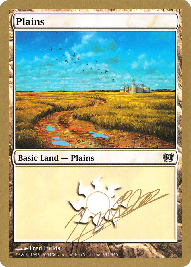 Plains (jn334) (Julien Nuijten) [World Championship Decks 2004] | Galactic Gamez