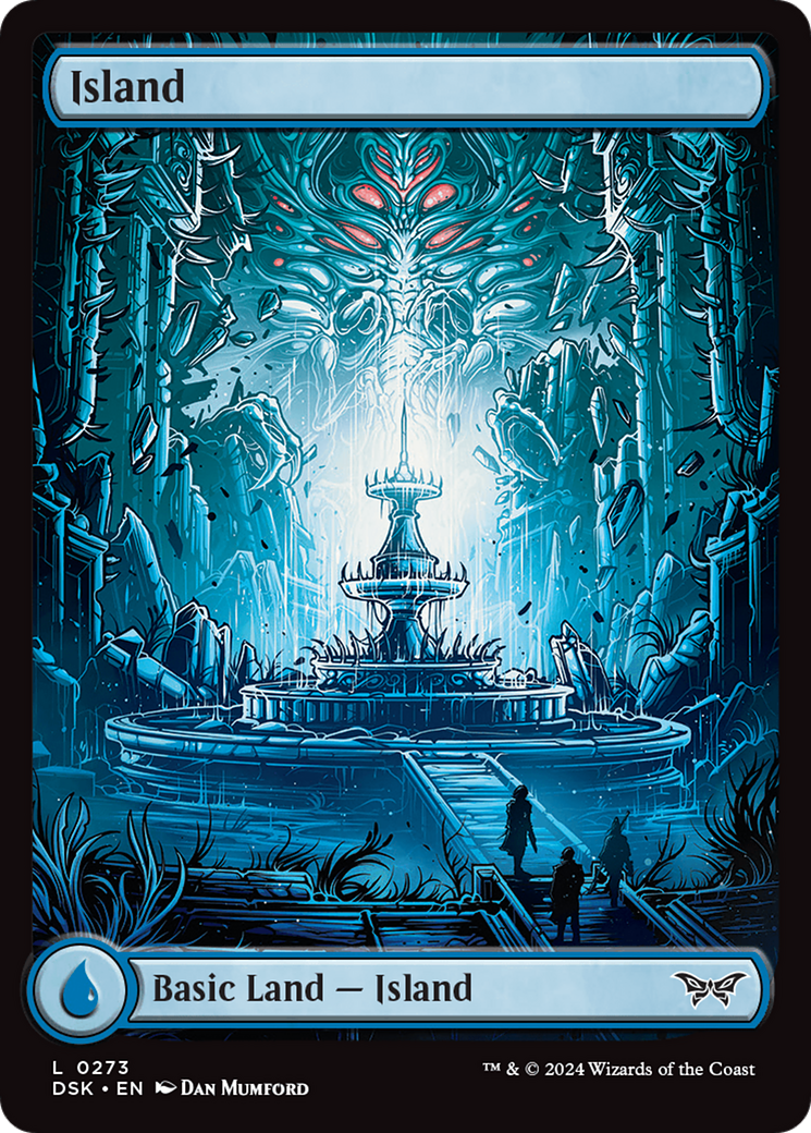 Island (273) - Full Art [Duskmourn: House of Horror] | Galactic Gamez