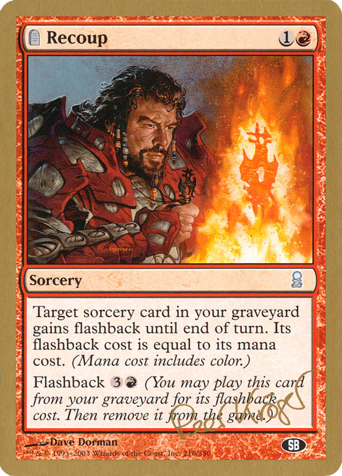 Recoup (Peer Kroger) (SB) [World Championship Decks 2003] | Galactic Gamez