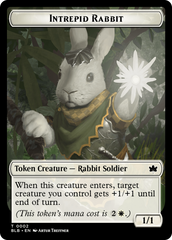 Bat // Intrepid Rabbit Double-Sided Token [Bloomburrow Tokens] | Galactic Gamez