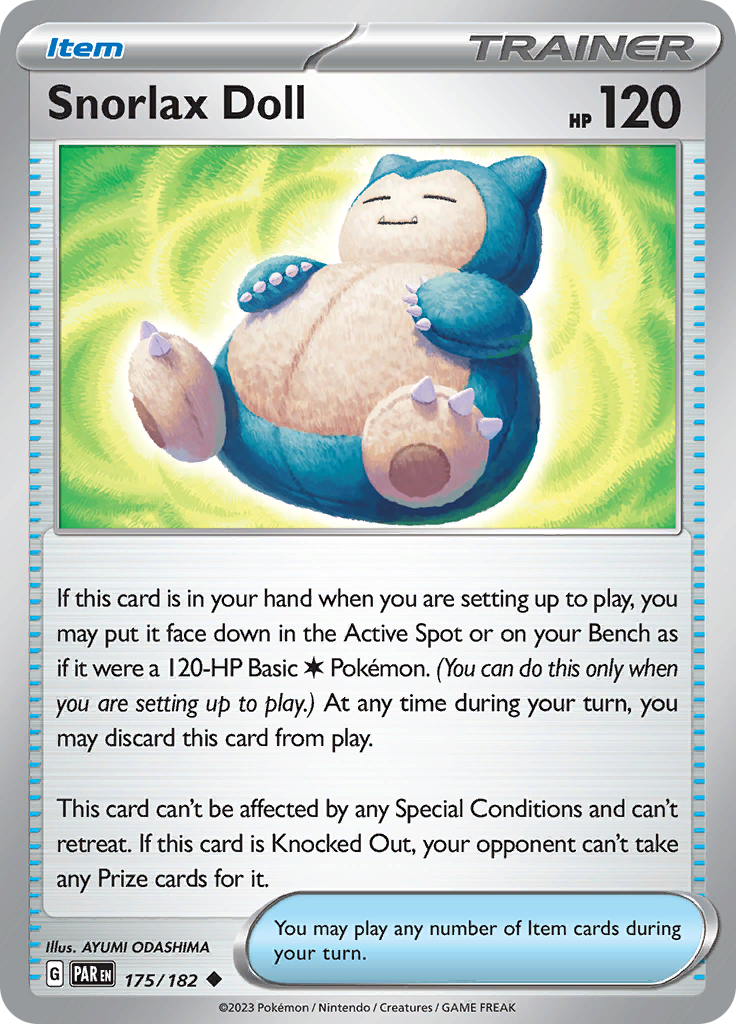 Snorlax Doll (175/182) [Scarlet & Violet: Paradox Rift] | Galactic Gamez