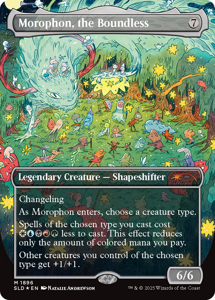 Morophon, the Boundless (Display Commander) - Thick Stock (Double Rainbow Foil) [Secret Lair Drop Series] | Galactic Gamez