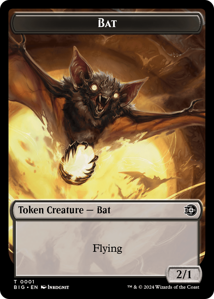 Bat // Plot Double-Sided Token [Outlaws of Thunder Junction: The Big Score Tokens] | Galactic Gamez