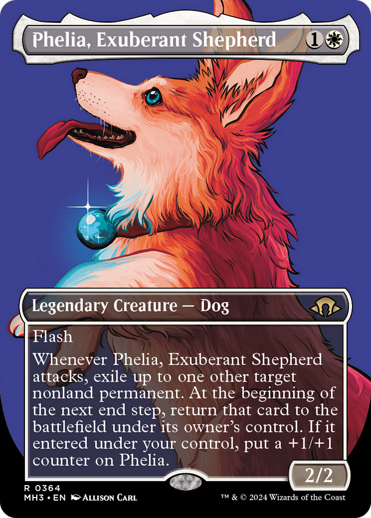 Phelia, Exuberant Shepherd (Borderless) [Modern Horizons 3] | Galactic Gamez