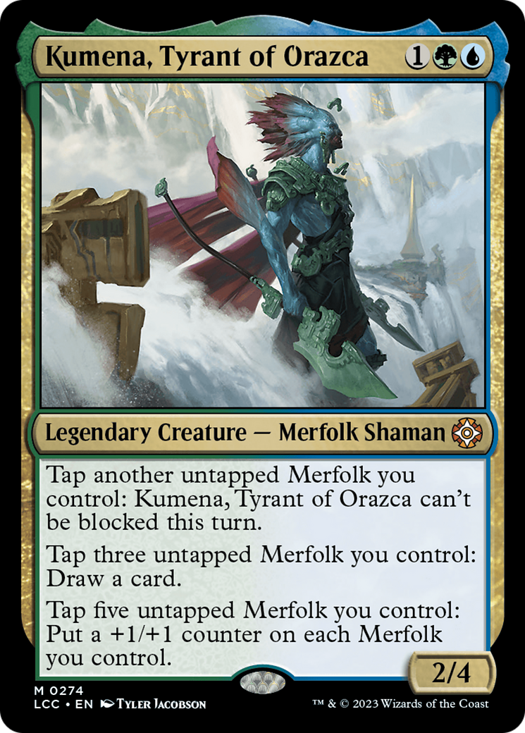 Kumena, Tyrant of Orazca [The Lost Caverns of Ixalan Commander] | Galactic Gamez