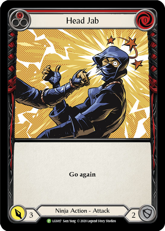 Head Jab (Red) [LGS017] (Promo)  Rainbow Foil | Galactic Gamez