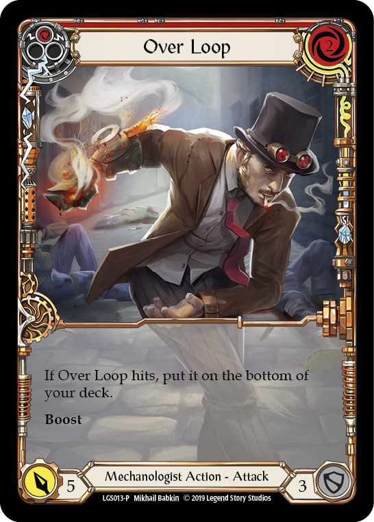 Over Loop (Red) [LGS013-P] (Promo)  1st Edition Normal | Galactic Gamez