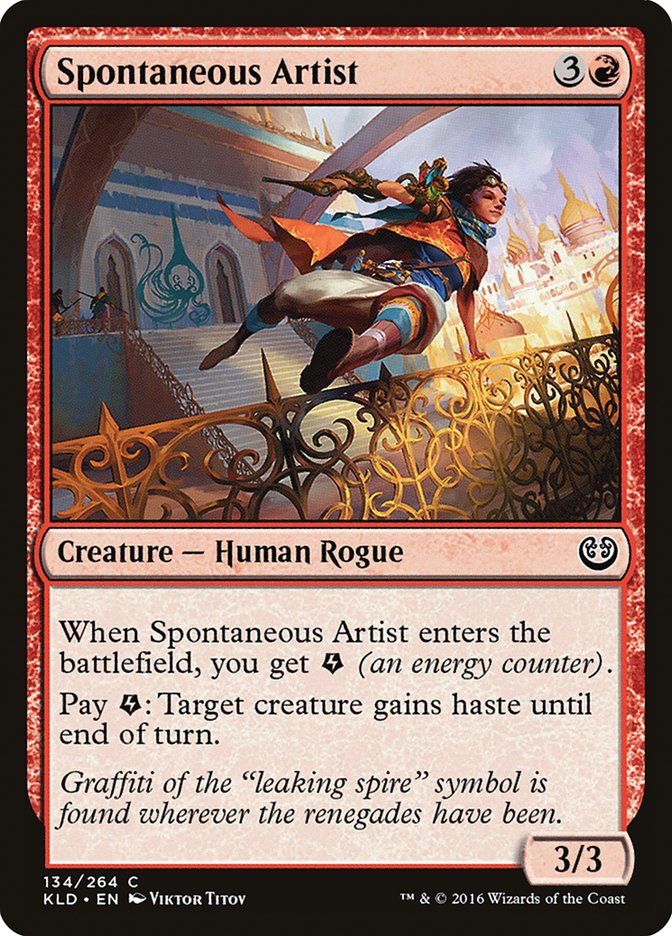 Spontaneous Artist [Kaladesh] | Galactic Gamez