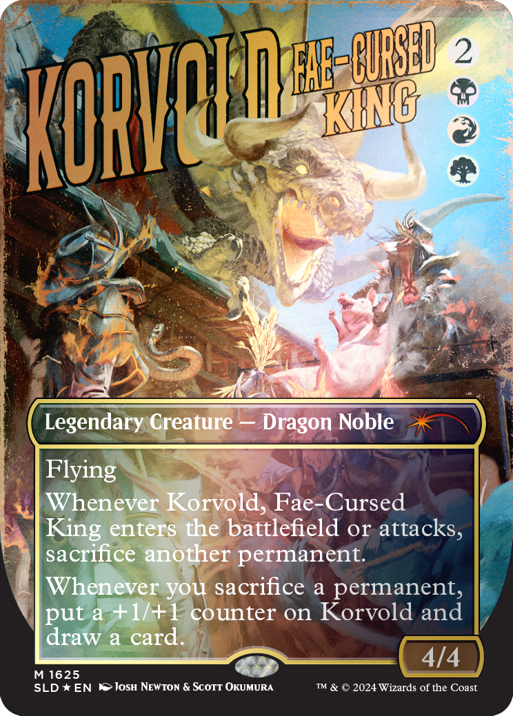 Korvold, Fae-Cursed King (Rainbow Foil) [Secret Lair Drop Series] | Galactic Gamez