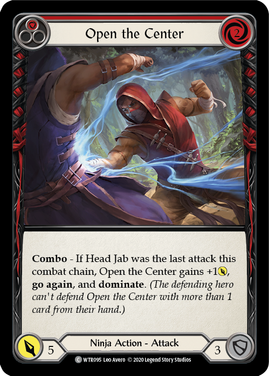 Open the Center (Red) [U-WTR095] (Welcome to Rathe Unlimited)  Unlimited Rainbow Foil | Galactic Gamez