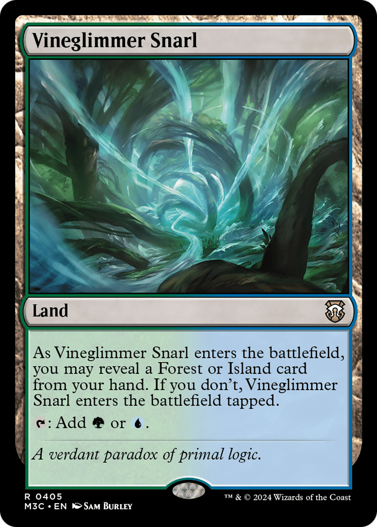 Vineglimmer Snarl (Ripple Foil) [Modern Horizons 3 Commander] | Galactic Gamez