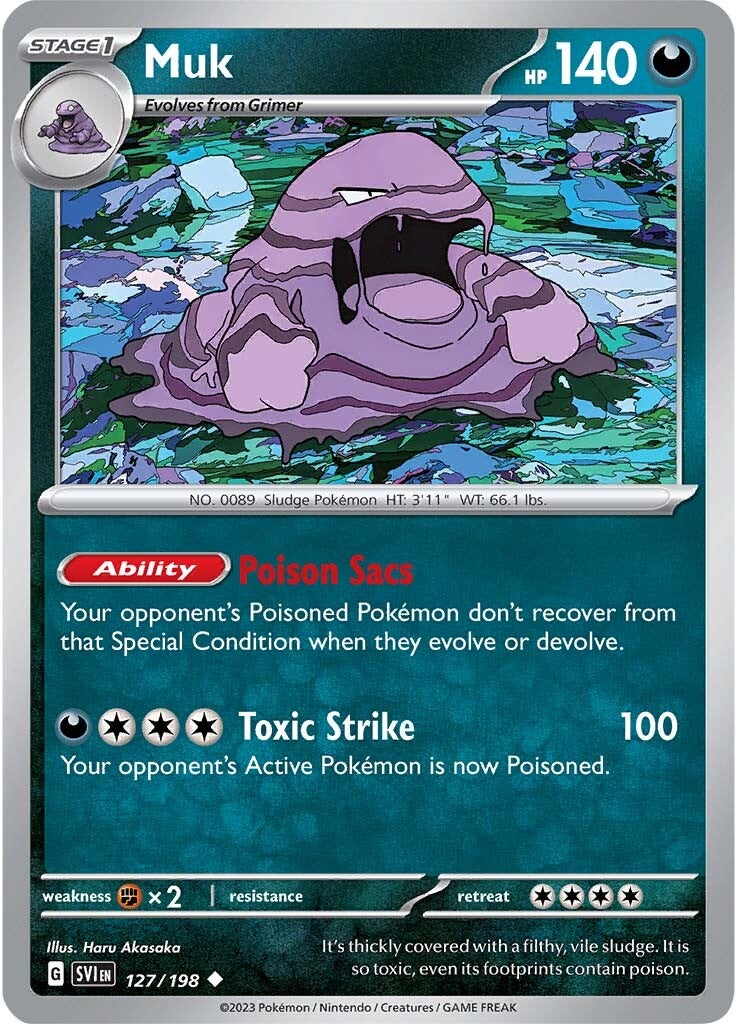 Muk (127/198) [Scarlet & Violet: Base Set] | Galactic Gamez