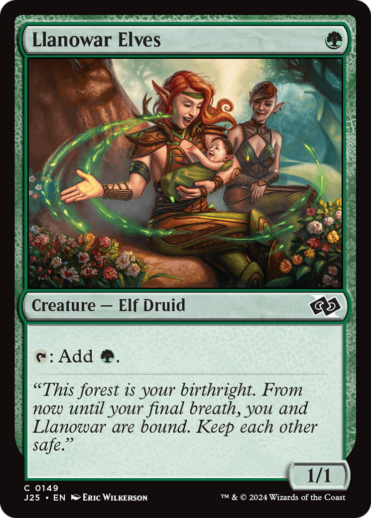 Llanowar Elves [Foundations Jumpstart] | Galactic Gamez