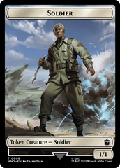 Soldier // Treasure (0028) Double-Sided Token [Doctor Who Tokens] | Galactic Gamez