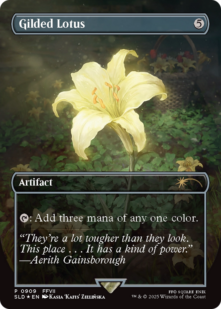 Gilded Lotus (Rainbow Foil) (909) [Secret Lair Drop Series] | Galactic Gamez