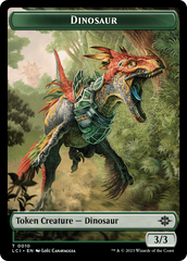 Gnome // Dinosaur (0010) Double-Sided Token [The Lost Caverns of Ixalan Tokens] | Galactic Gamez