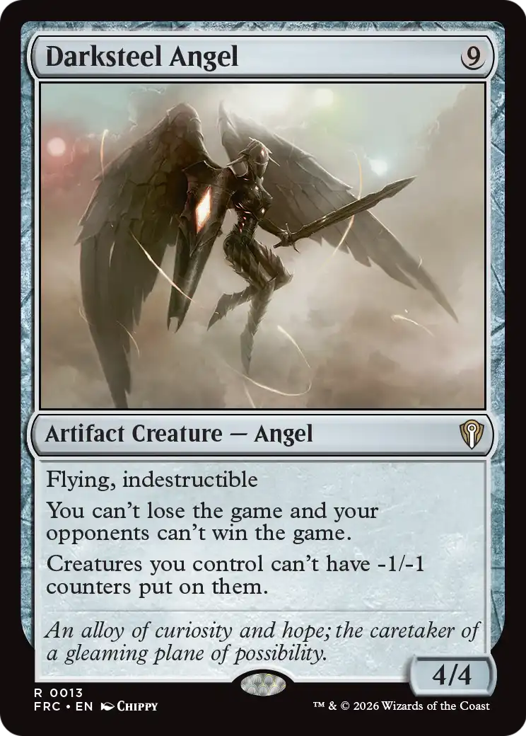 Darksteel Angel [Reality Fracture Commander] | Galactic Gamez
