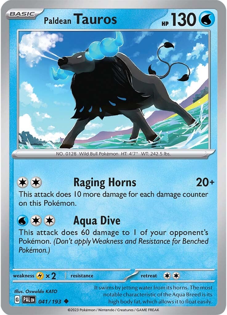 Paldean Tauros (041/193) [Scarlet & Violet: Paldea Evolved] | Galactic Gamez