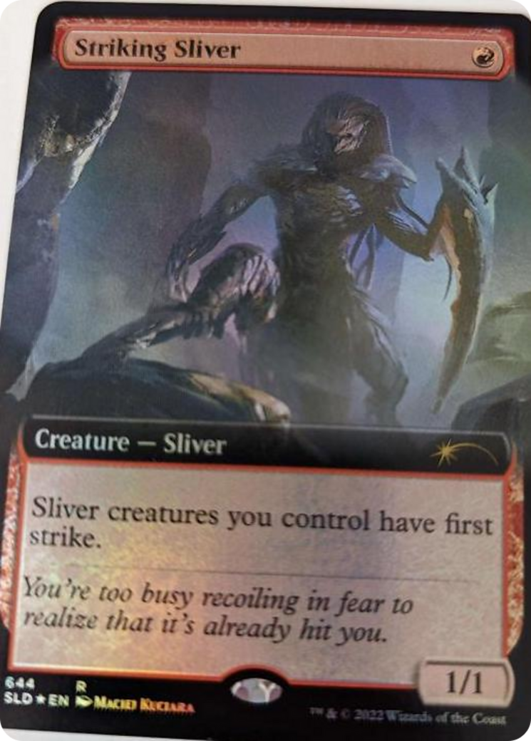 Striking Sliver (Extended Art) [Secret Lair Drop Series] | Galactic Gamez