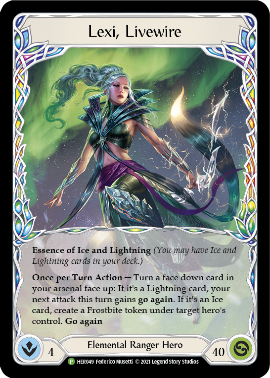 Lexi, Livewire [HER049] (Promo)  Rainbow Foil | Galactic Gamez