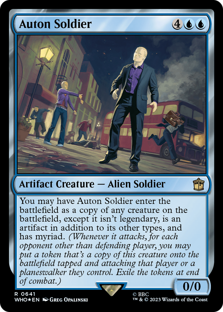 Auton Soldier (Surge Foil) [Doctor Who] | Galactic Gamez