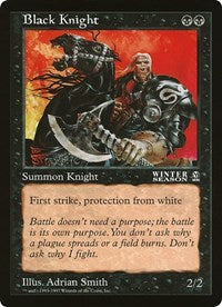 Black Knight (Oversized) [Oversize Cards] | Galactic Gamez